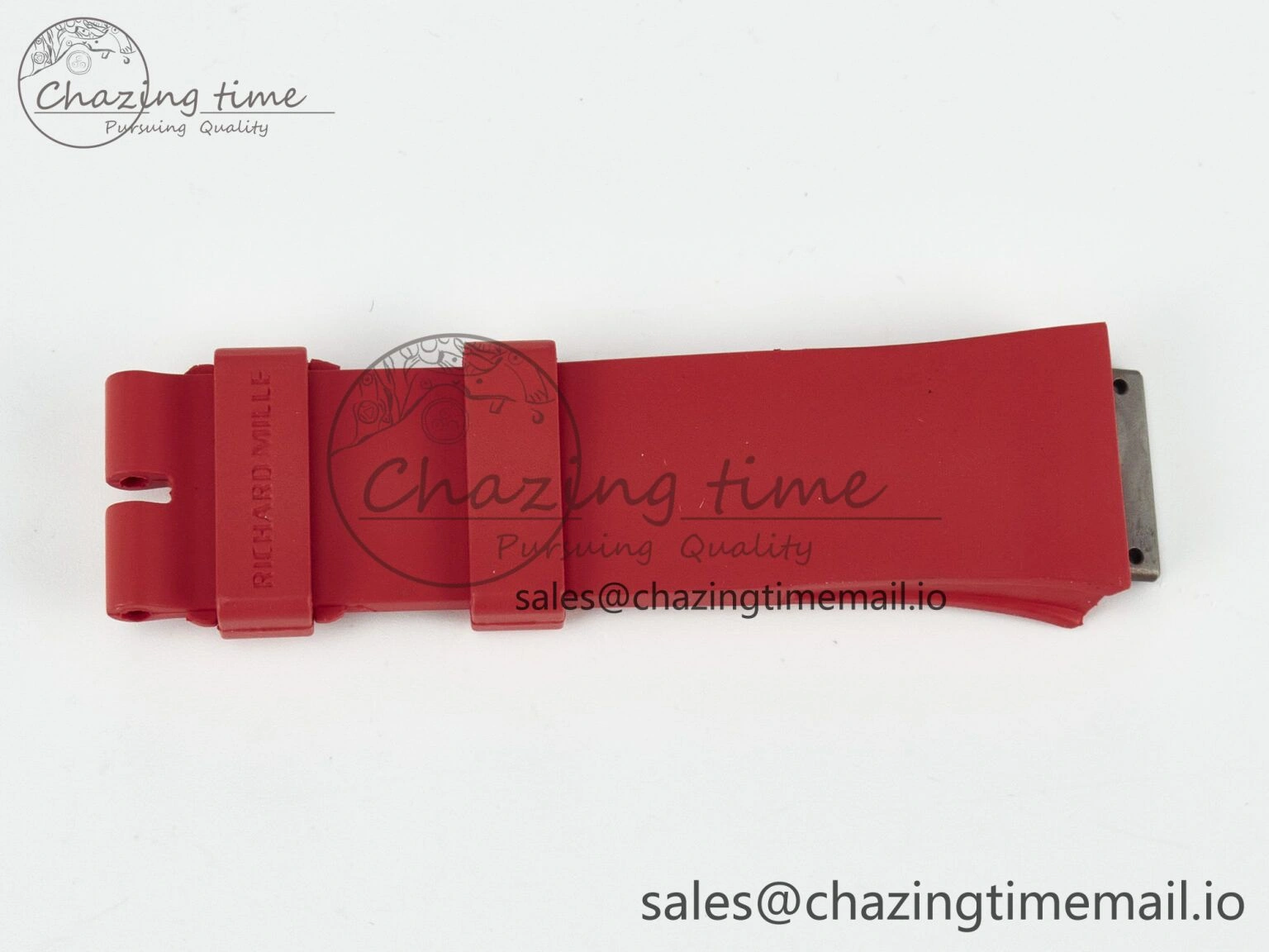 RM007 1:1 Best Edition Red Rubber Strap (Fits the Gen size)