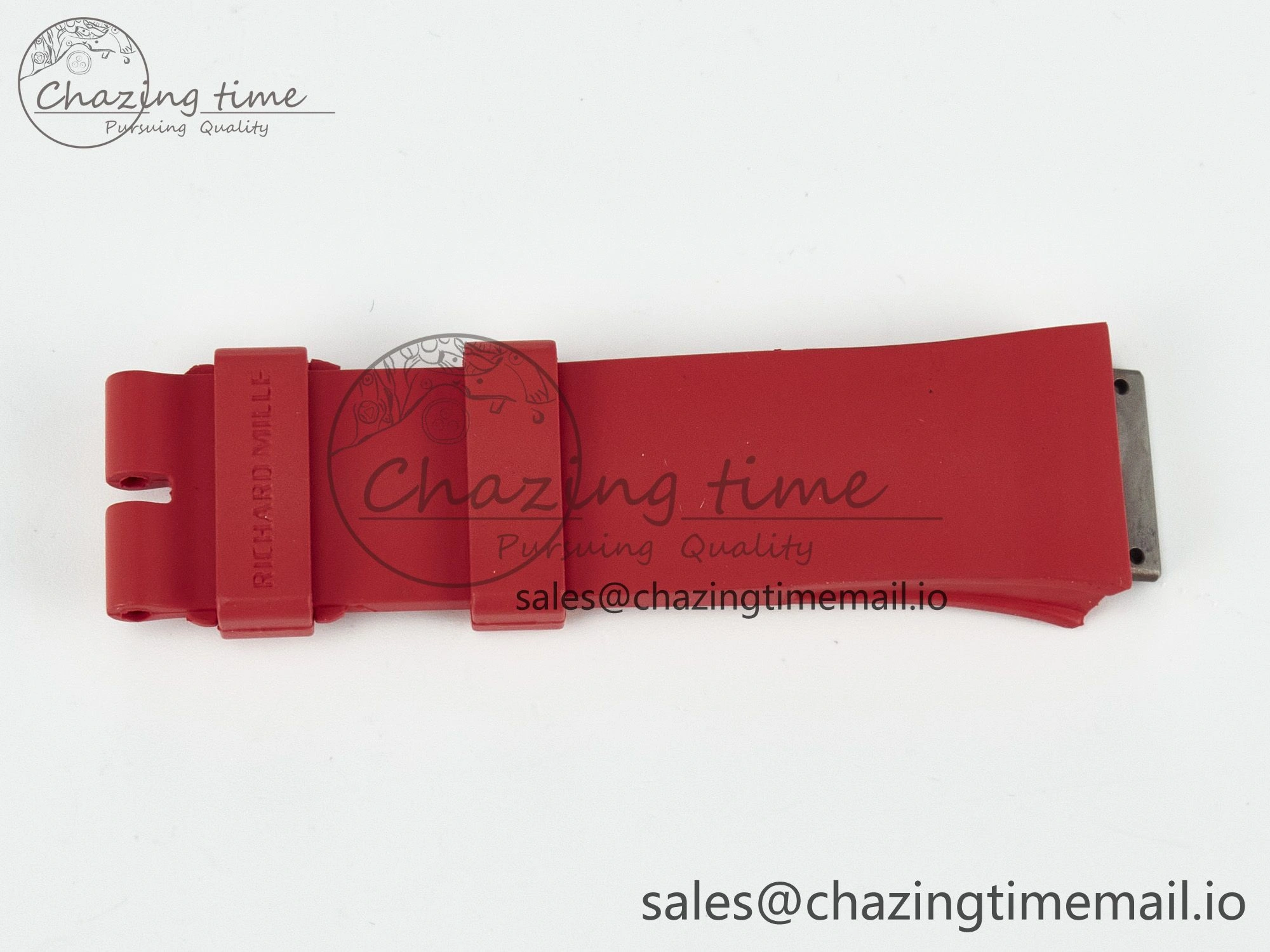 RM007 1:1 Best Edition Red Rubber Strap (Fits the Gen size)
