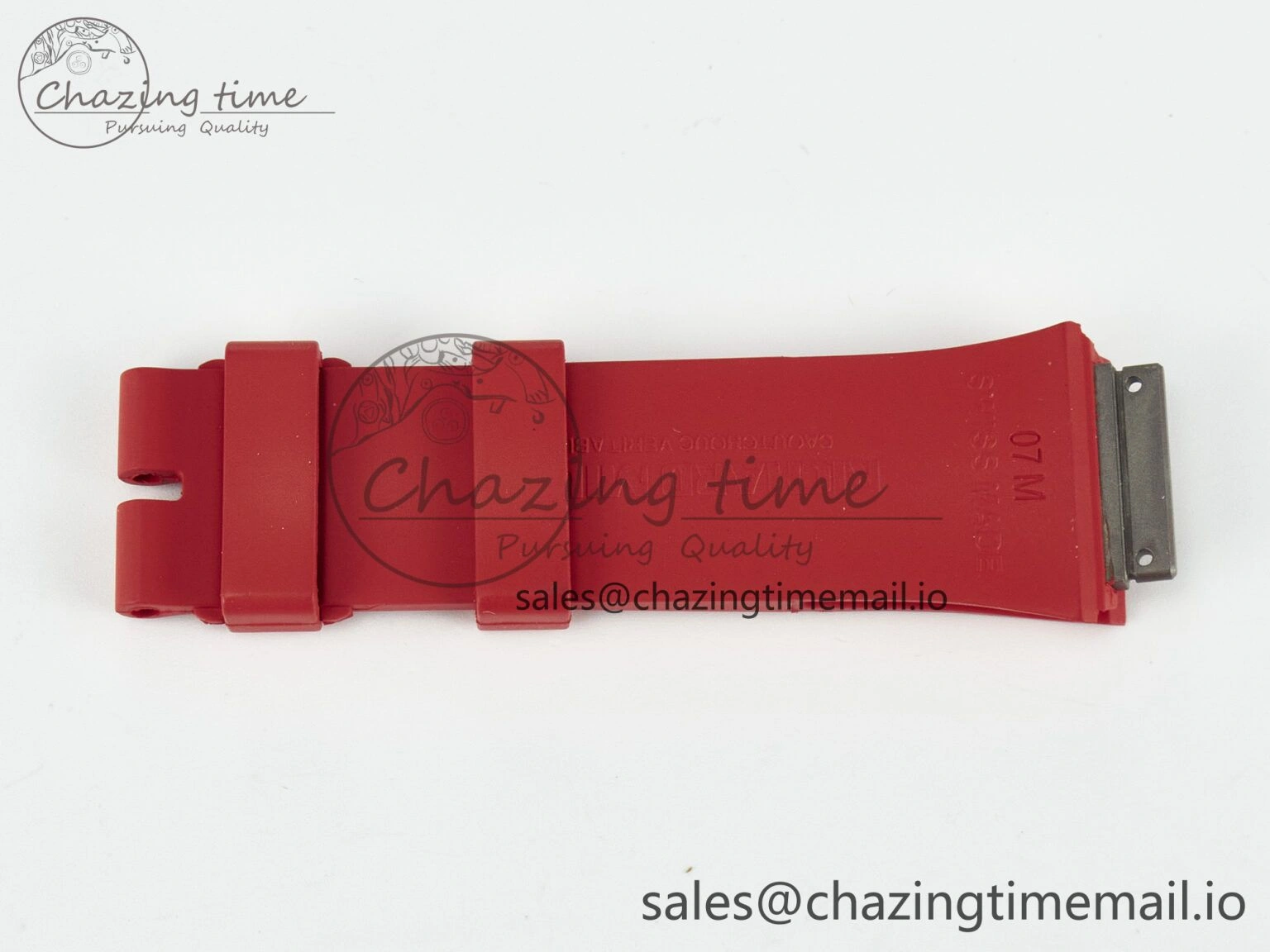 RM007 1:1 Best Edition Red Rubber Strap (Fits the Gen size)