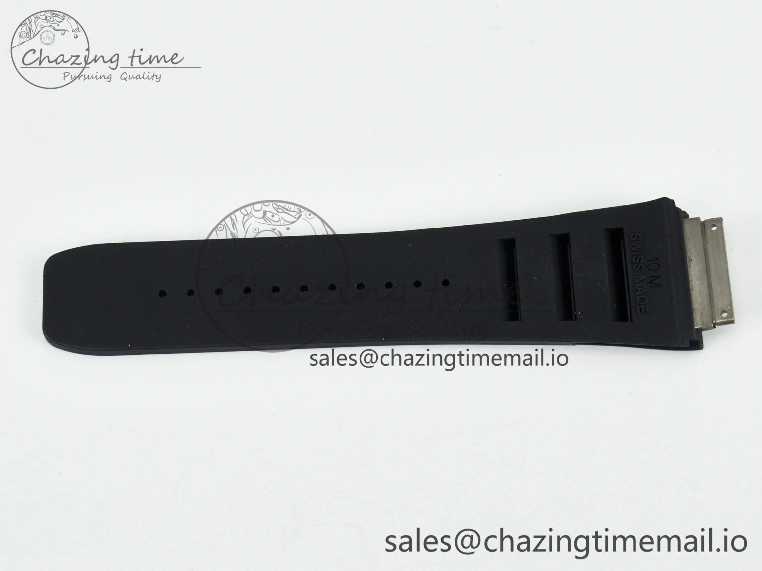 RM011 1:1 Best Edition Black Blue Green Rubber Strap (Fits the Gen size)