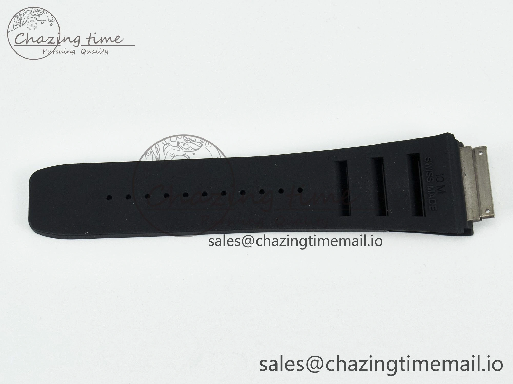 RM011 1:1 Best Edition Black Blue Green Rubber Strap (Fits the Gen size)