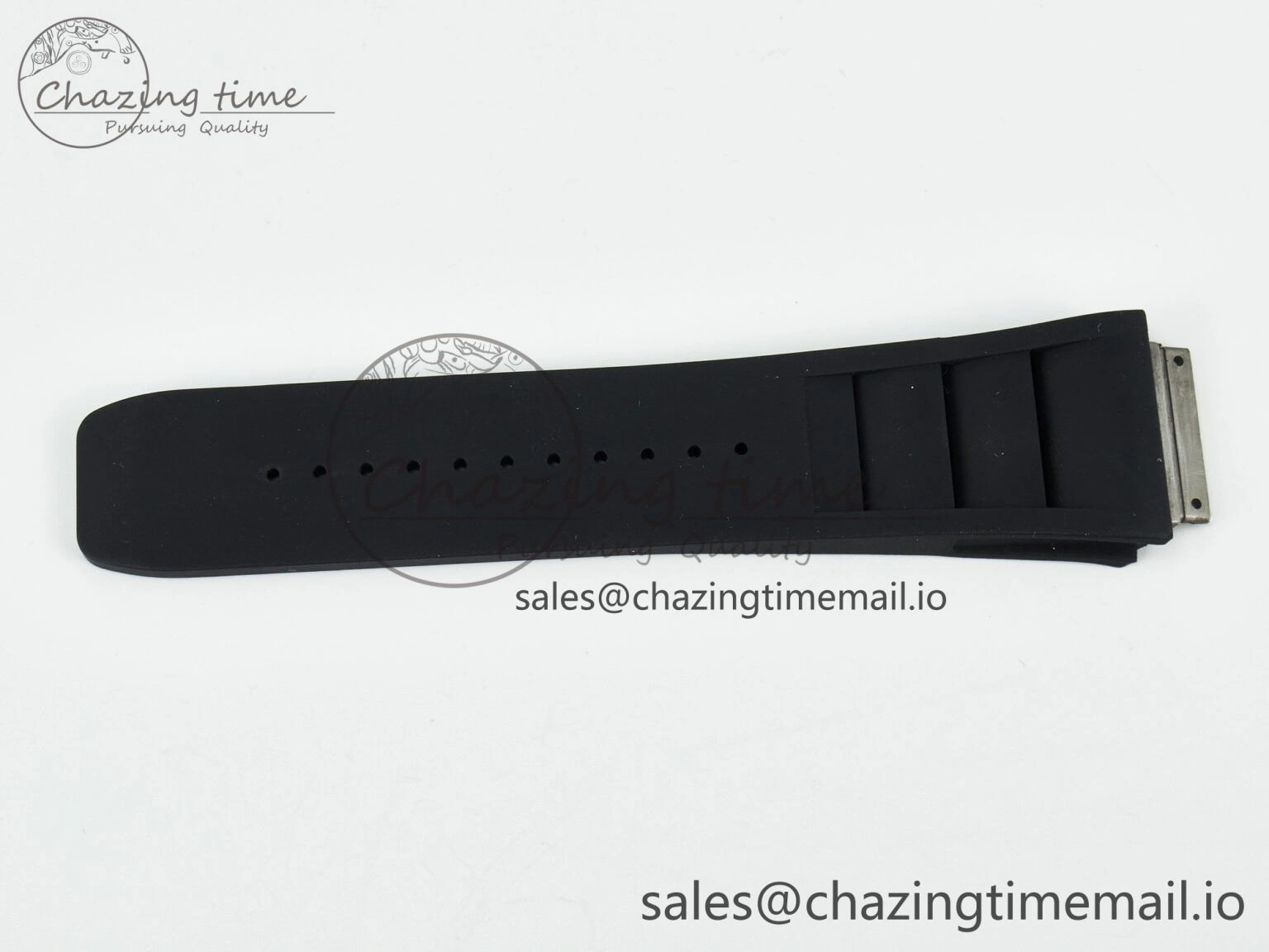 RM011 1:1 Best Edition Black Blue Green Rubber Strap (Fits the Gen size)