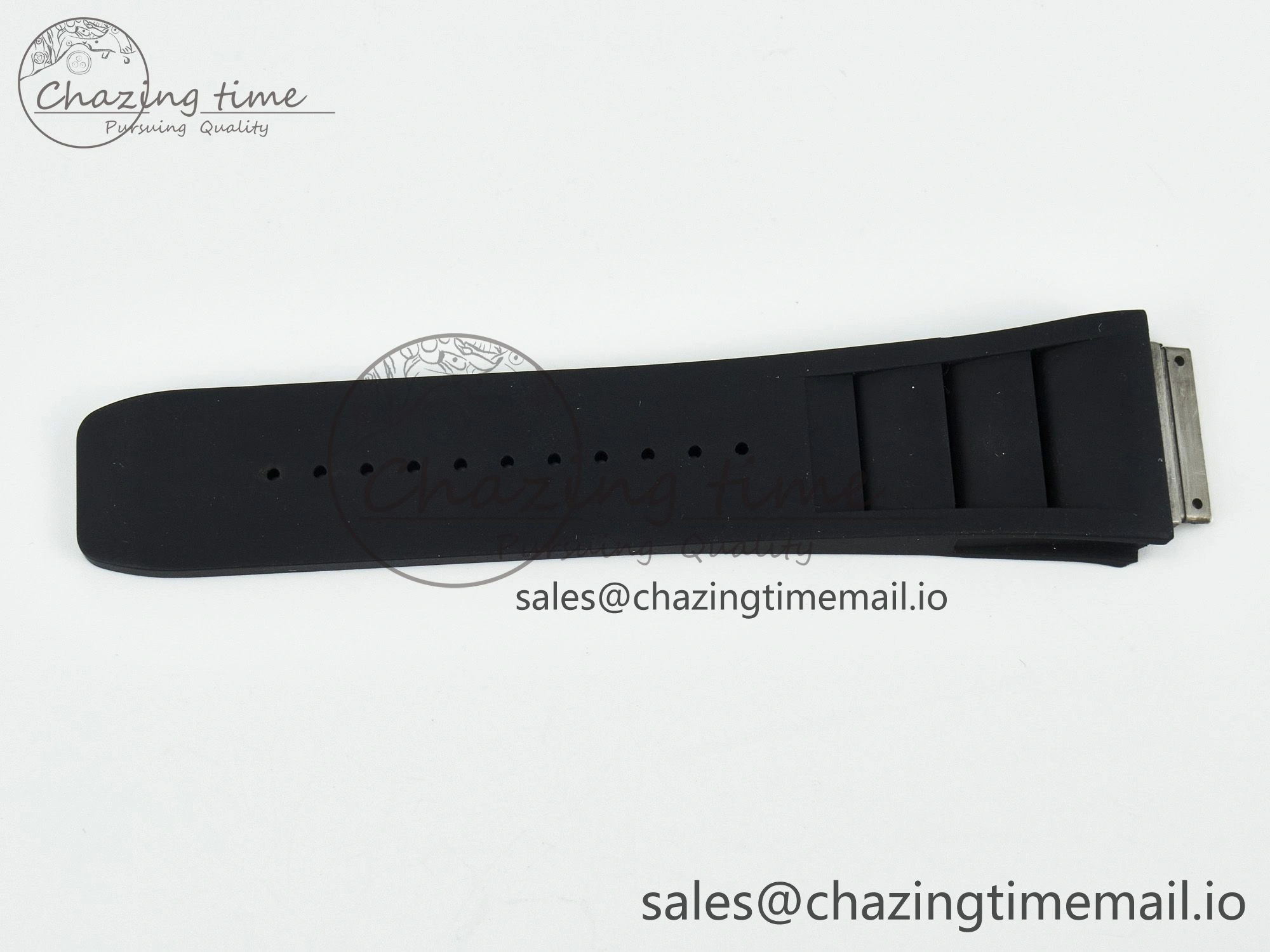RM011 1:1 Best Edition Black Blue Green Rubber Strap (Fits the Gen size)