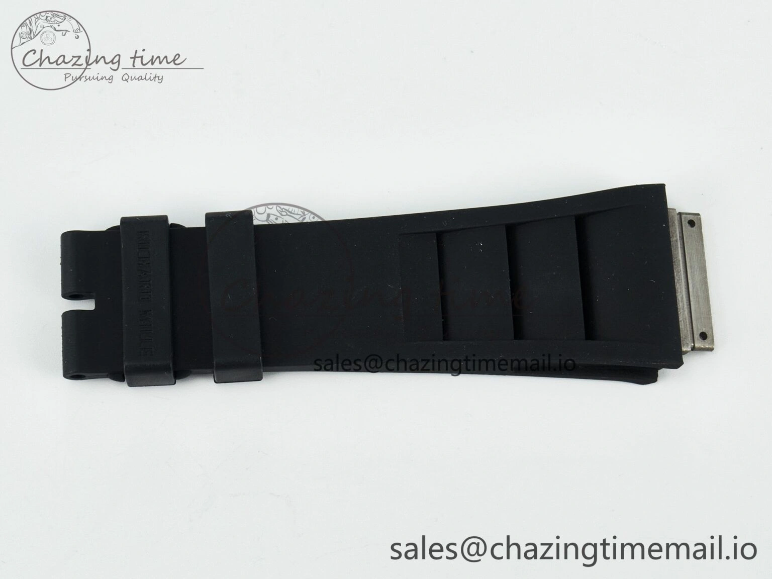 RM011 1:1 Best Edition Black Blue Green Rubber Strap (Fits the Gen size)