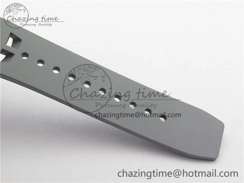 RM011 Carbon Case Chrono KVF 1:1 Best Edition Crystal Skeleton Yellow Dial on Gray Racing Rubber Strap A7750 V2