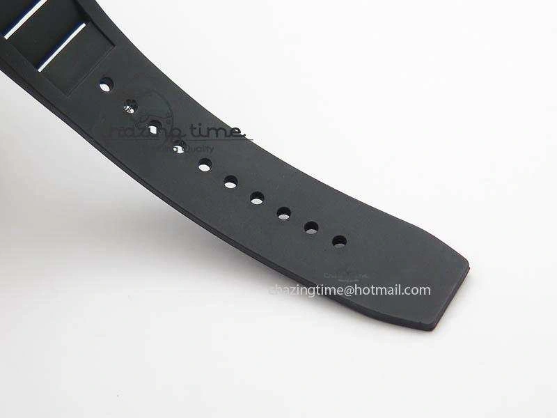 RM011 Felipe Massa Black Ceramic DLC RMF Black Crown On Black Rubber Strap A7750