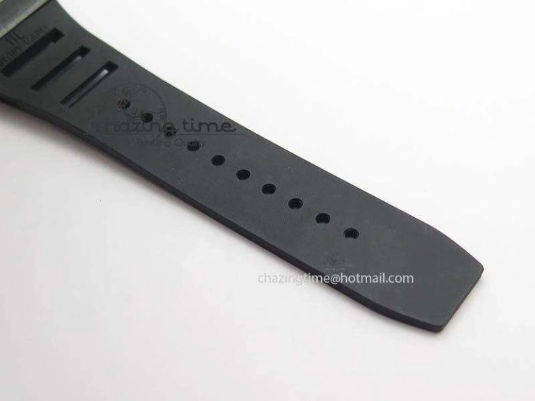 RM011 Felipe Massa Black Ceramic DLC RMF Black Crown On Black Rubber Strap A7750