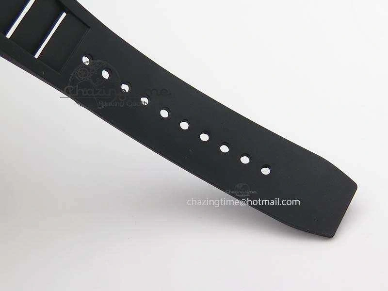 RM011 Felipe Massa Black Ceramic RG RMF Black Crown On Black Rubber Strap A7750