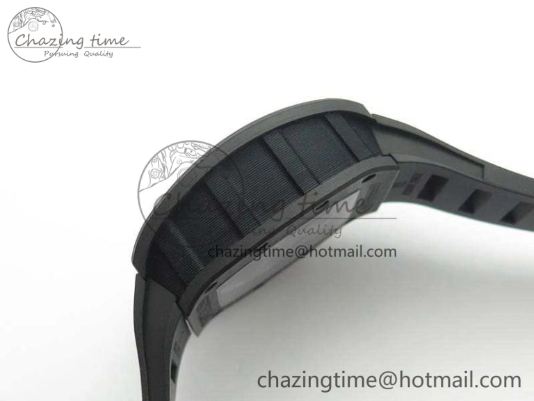 RM011 NTPT Lotus F1 Team RG Chrono KVF 1:1 Best Edition Skeleton Dial Red On Rubber Strap A7750