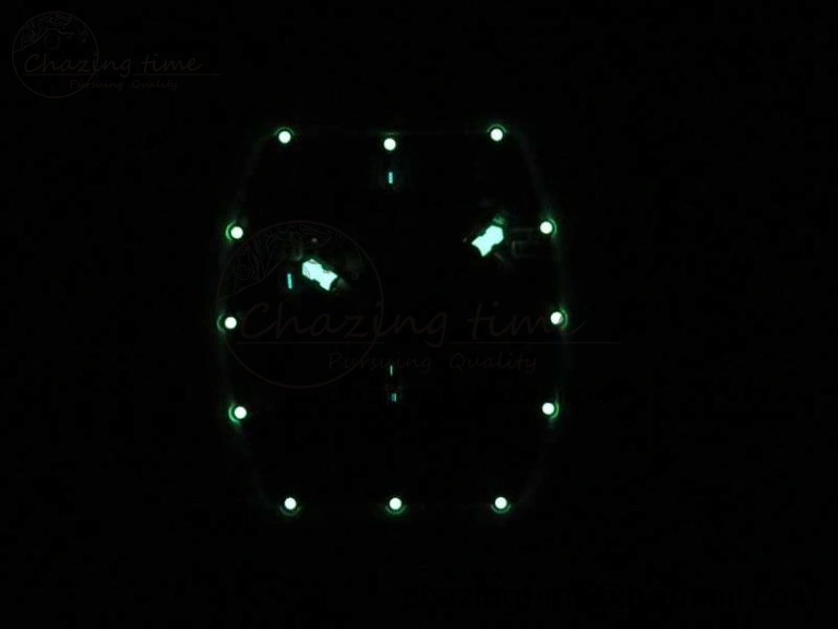 RM011 Real White Ceramic Case Chrono KVF 1:1 Best Edition Crystal Skeleton Dial Blue Markers On Rubber Strap A7750