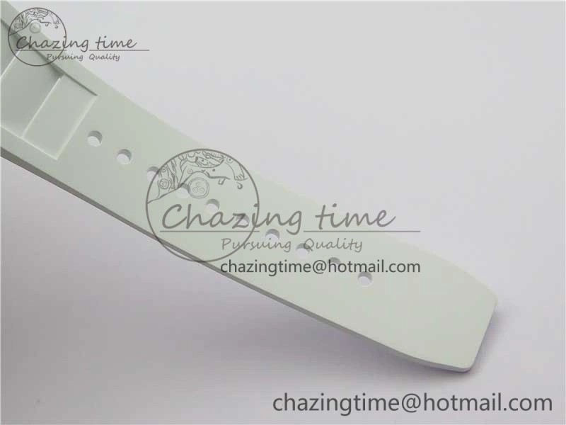 RM011 SS Chrono KVF 1:1 Best Edition Crystal Dial Black on Rubber Strap A7750 V3