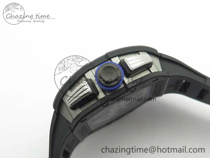 RM011 SS Felipe Massa 10th Anni KVF 1:1 Best Edition Skeleton Dial Blue On Rubber Strap A7750