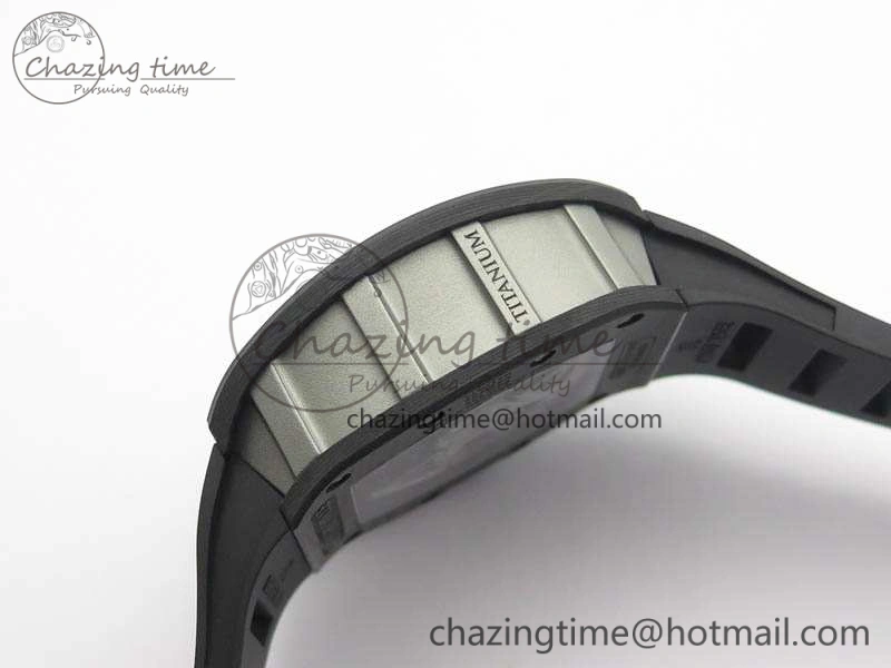 RM011 SS Felipe Massa 10th Anni KVF 1:1 Best Edition Skeleton Dial Blue On Rubber Strap A7750
