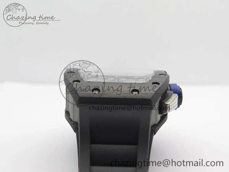RM011 SS Felipe Massa 10th Anni KVF 1:1 Best Edition Skeleton Dial Blue On Rubber Strap A7750