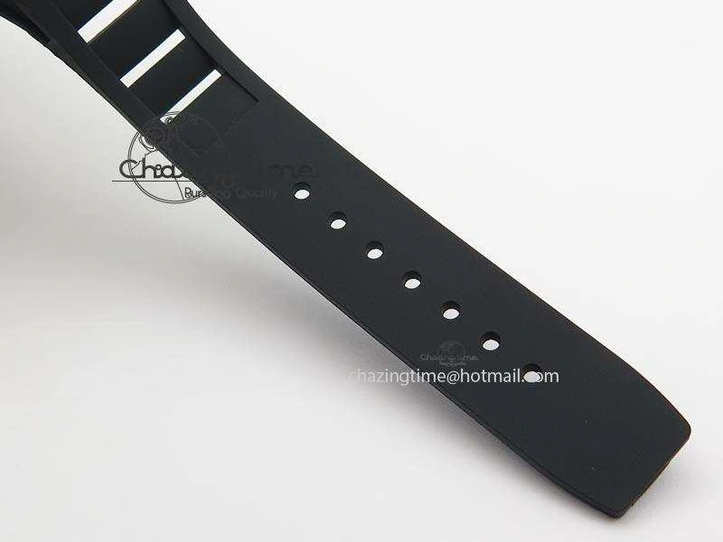 RM022 PVD Skeleton Dial On Black Rubber Strap MIYOTA 9015