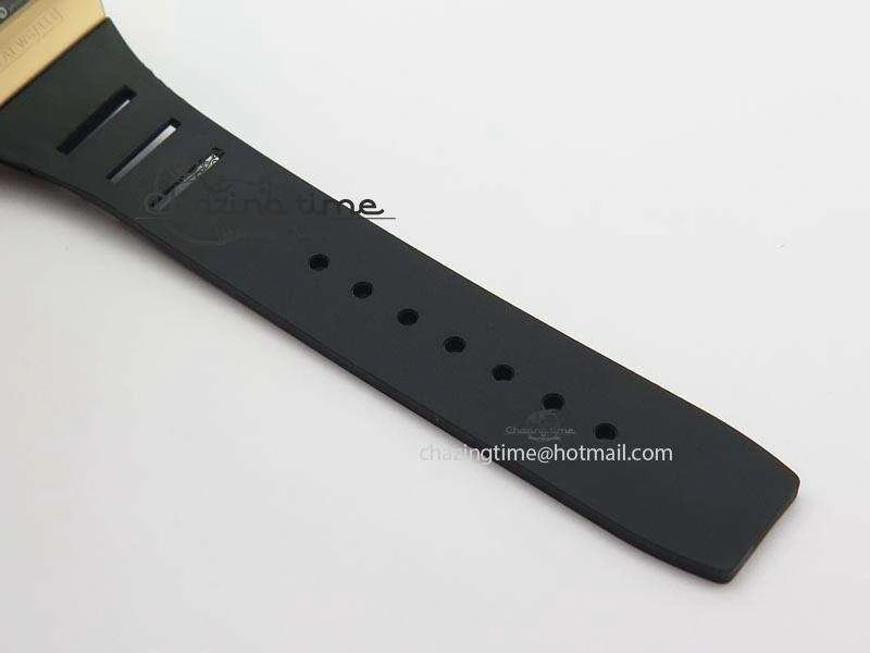 RM022 RG Skeleton Dial On Black Rubber Strap MIYOTA 9015