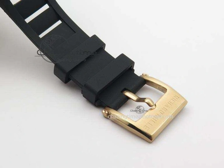 RM022 RG Skeleton Dial On Black Rubber Strap MIYOTA 9015