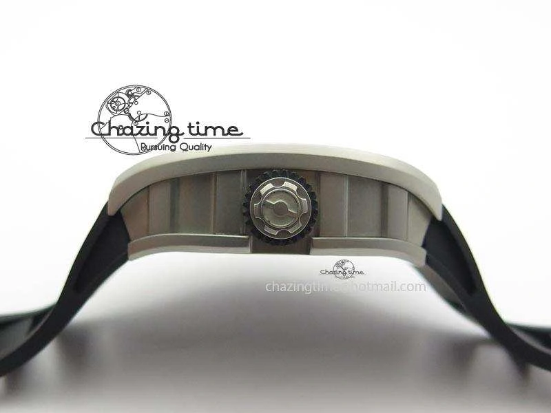 RM022 SS Skeleton Dial On Black Rubber Strap MIYOTA 9015