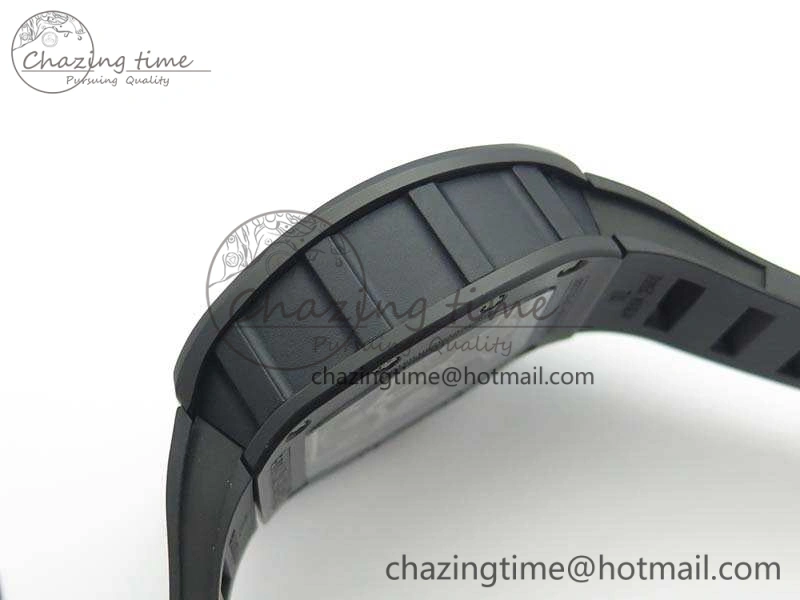 RM023 Ceramic Case KVF Best Edition Eagle Skeleton Dial RG Crown On Rubber Strap MIYOTA8215