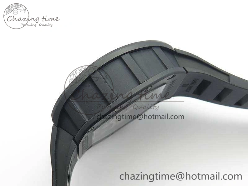 RM023 Ceramic Case KVF Best Edition Eagle Skeleton Dial SS Crown On Rubber Strap MIYOTA8215