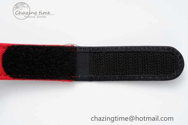 RM027-02 Nadal Real Tourbillon RMF Best Edition White Forge Carbon Red Inner Bezel on Red Nylon Strap