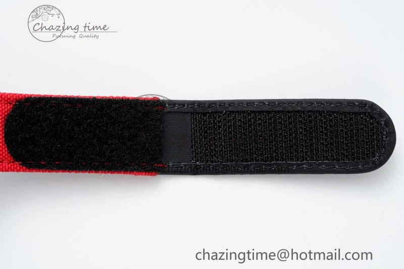 RM027-02 Nadal Real Tourbillon RMF Best Edition White Forge Carbon Red Inner Bezel on Red Nylon Strap