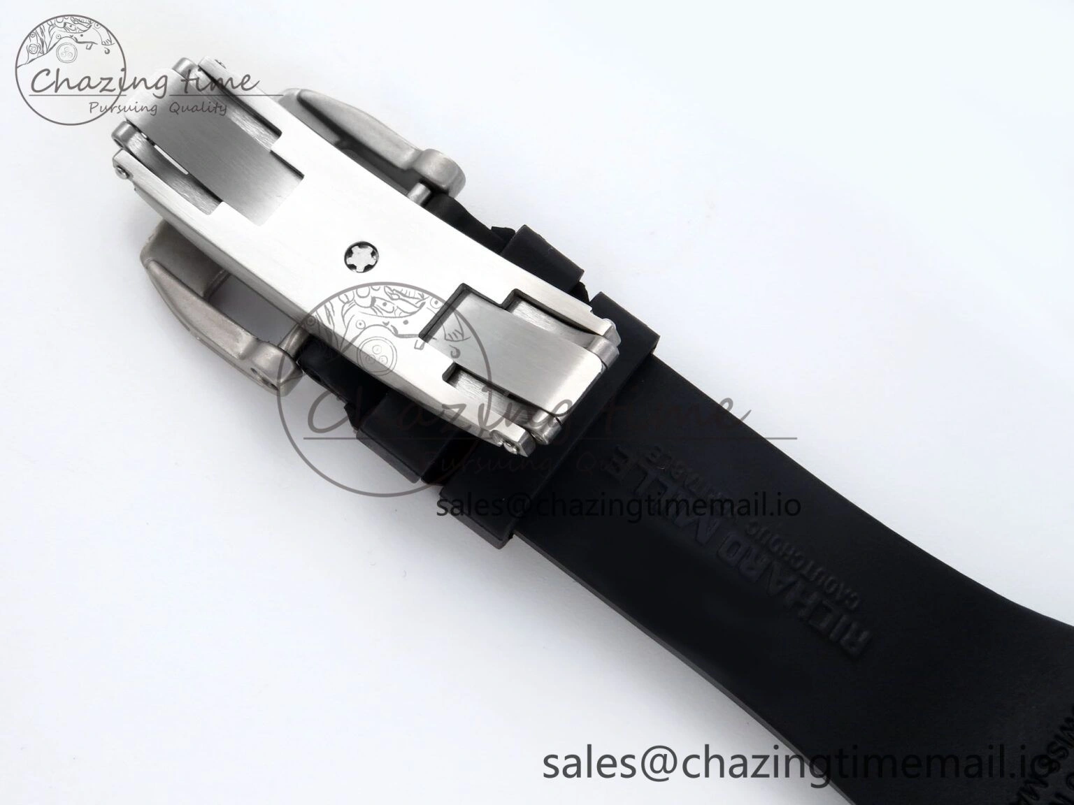 RM027-02 Transparent Tourbillon RMF Best Edition Skeleton Dial on Black Rubber Strap