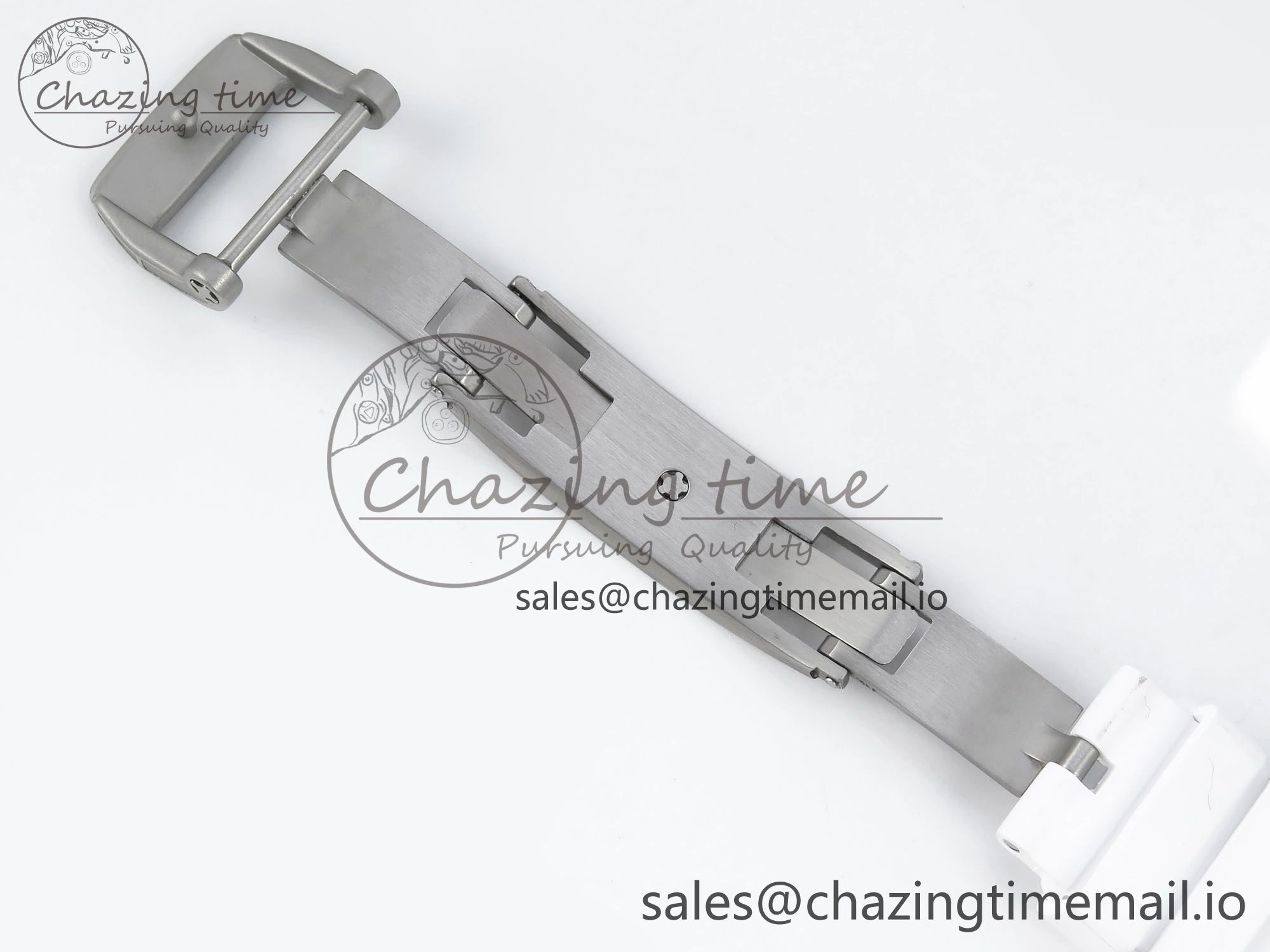 RM027-02 Transparent Tourbillon RMF Best Edition Skeleton Dial on White Rubber Strap