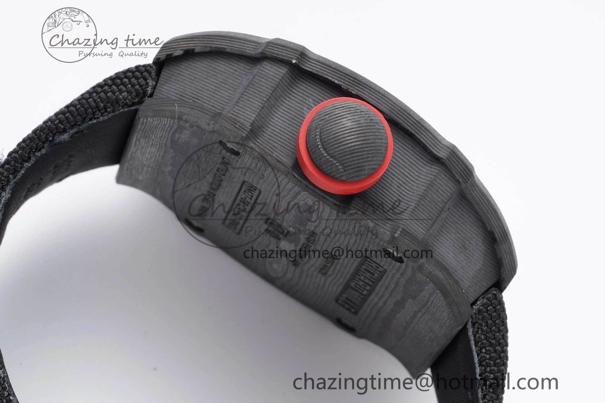 RM027-03 NTPT Real Tourbillon RMF Best Edition Skeleton Dial on Black Nylon Strap