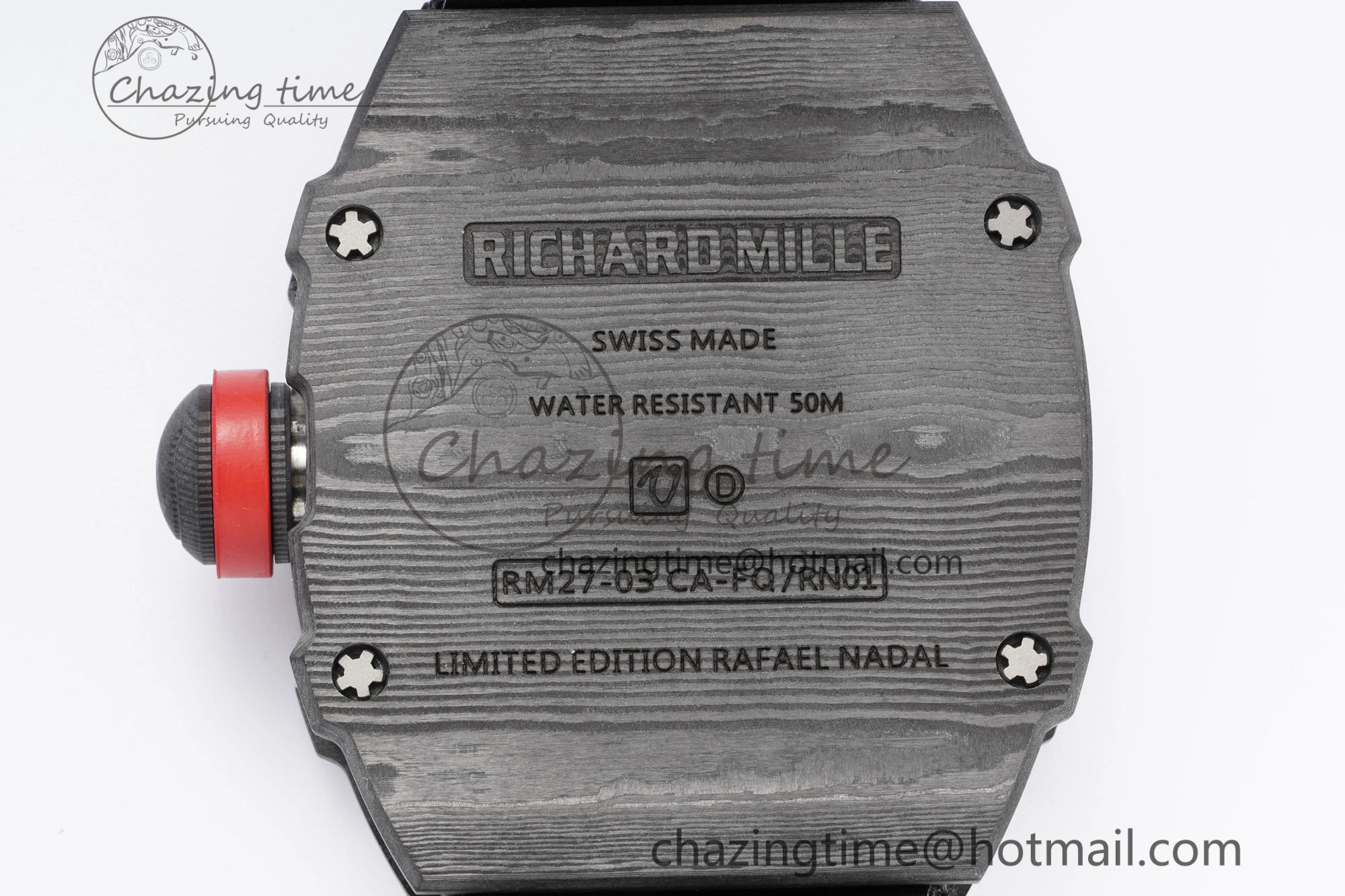 RM027-03 NTPT Real Tourbillon RMF Best Edition Skeleton Dial on Black Nylon Strap