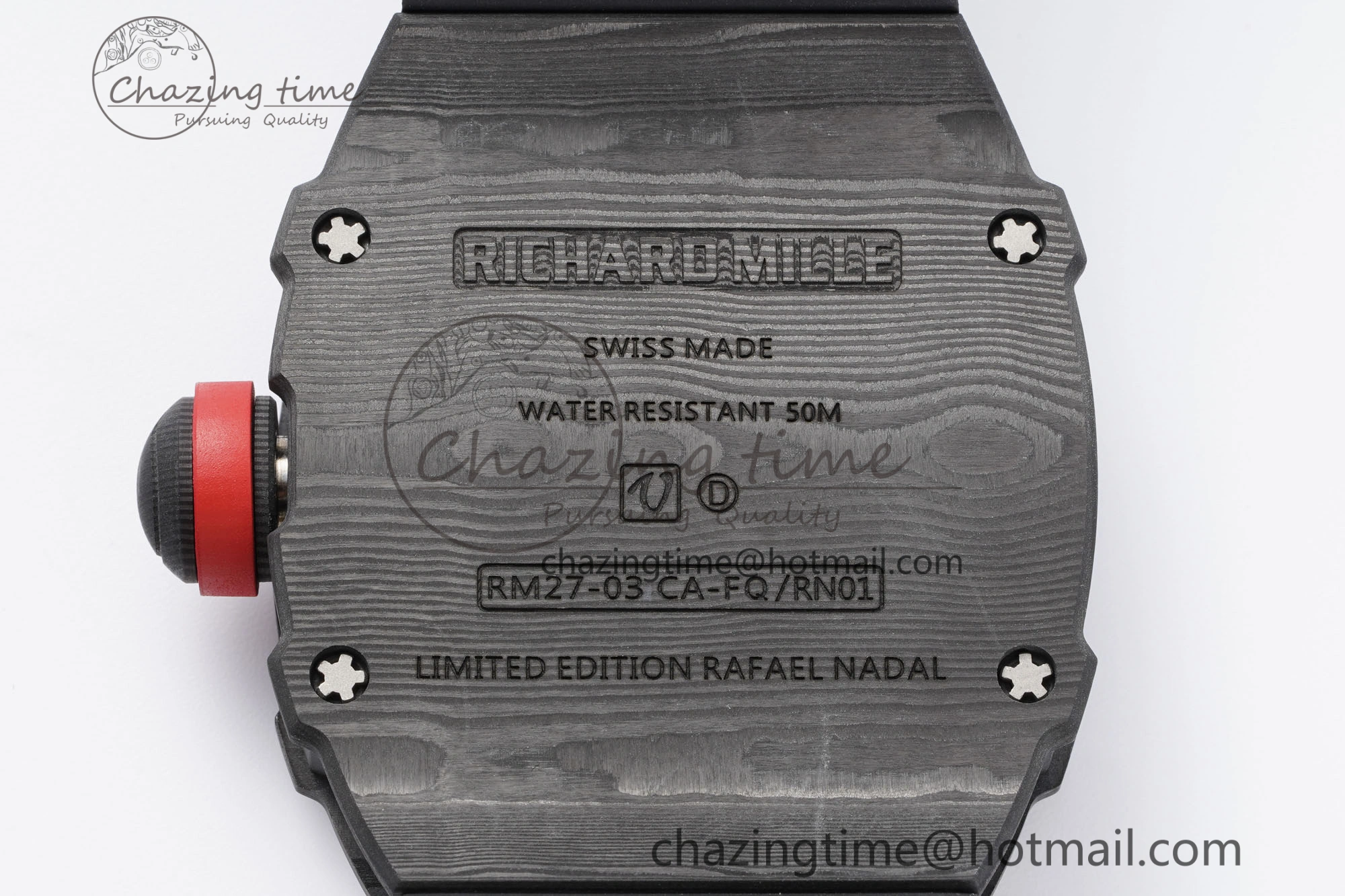 RM027-03 NTPT Real Tourbillon RMF Best Edition Skeleton Dial on Black Rubber Strap