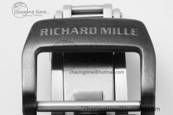 RM027-03 NTPT Real Tourbillon RMF Best Edition Skeleton Dial on Black Rubber Strap