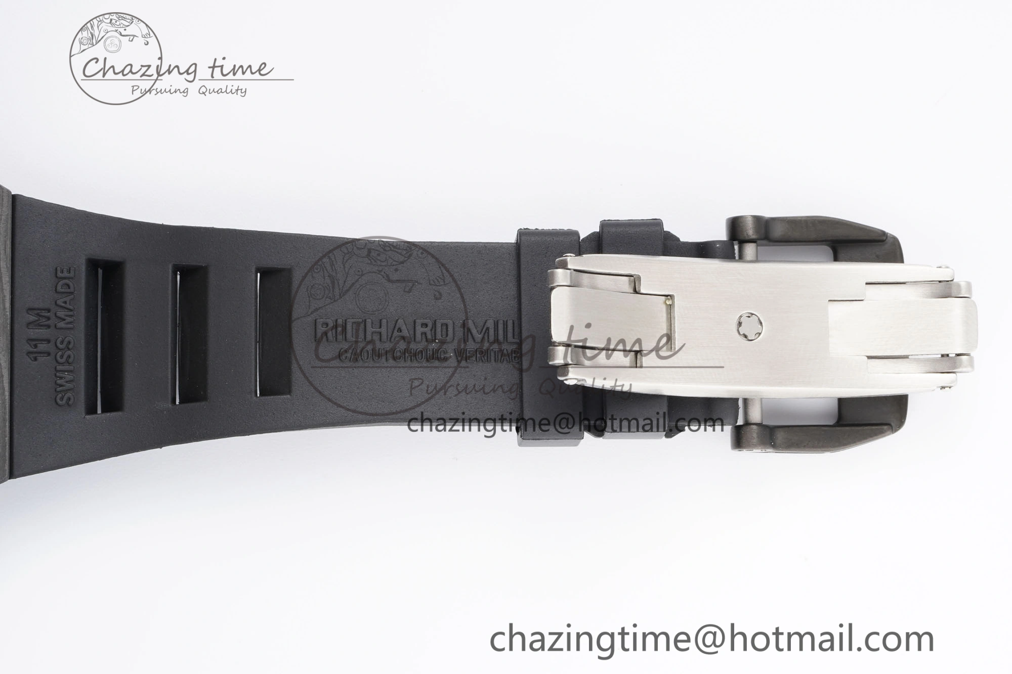 RM027-03 NTPT Real Tourbillon RMF Best Edition Skeleton Dial on Black Rubber Strap
