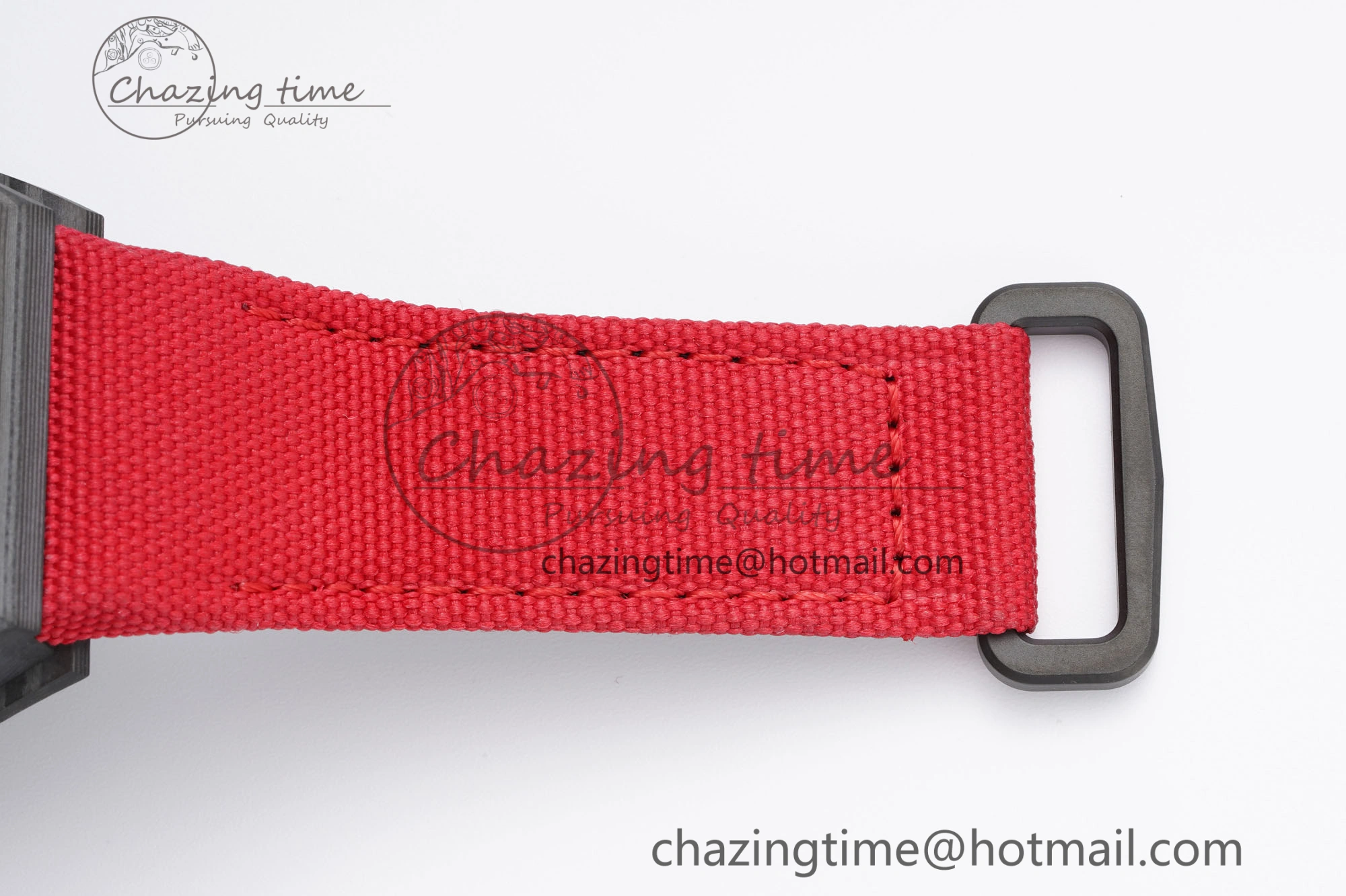 RM027-03 NTPT Real Tourbillon RMF Best Edition Skeleton Dial on Red Nylon Strap