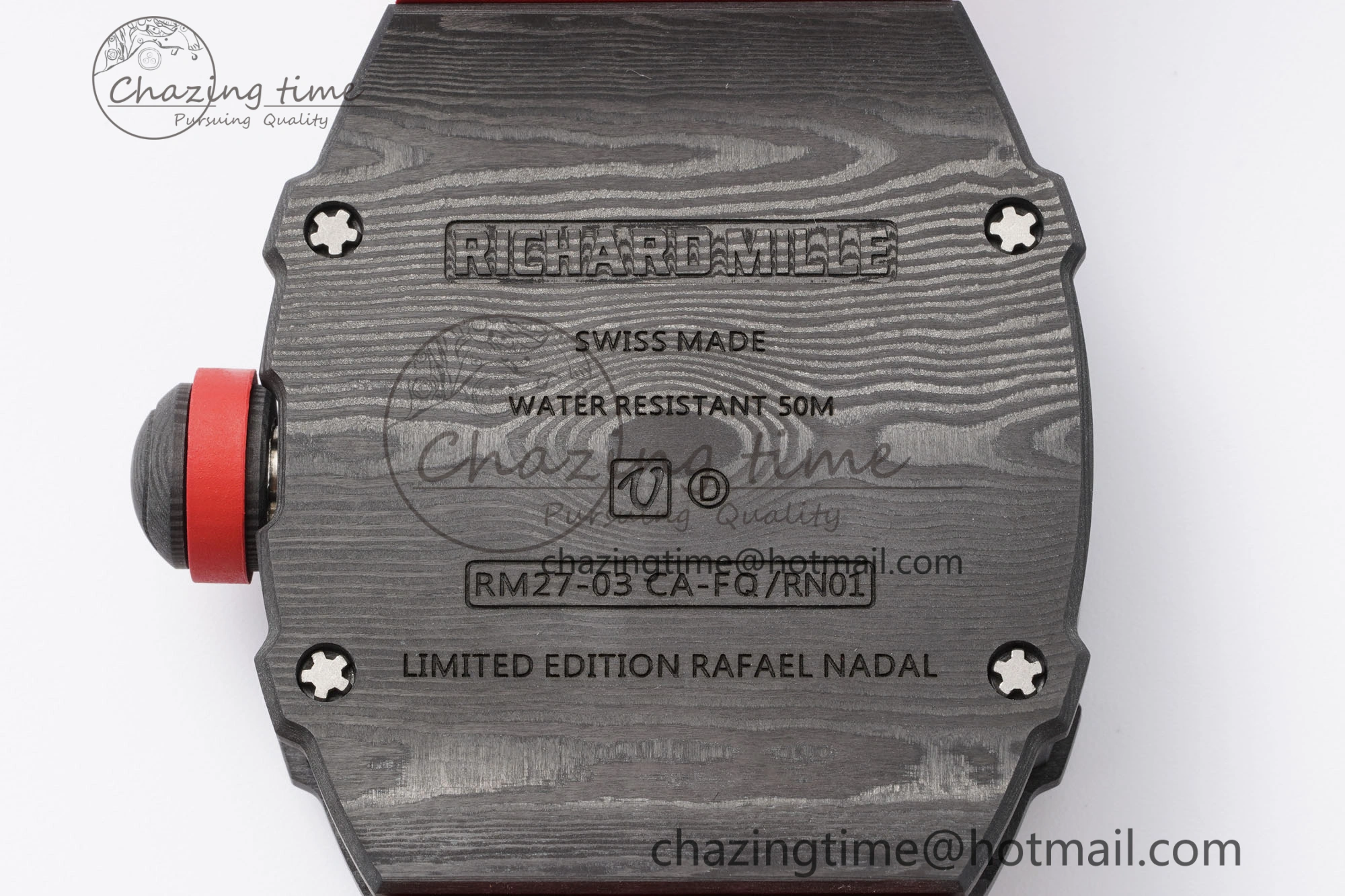 RM027-03 NTPT Real Tourbillon RMF Best Edition Skeleton Dial on Red Rubber Strap