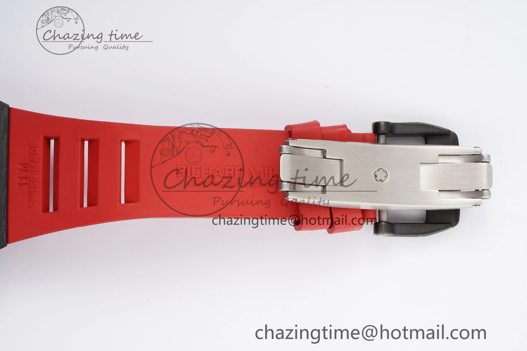 RM027-03 NTPT Real Tourbillon RMF Best Edition Skeleton Dial on Red Rubber Strap