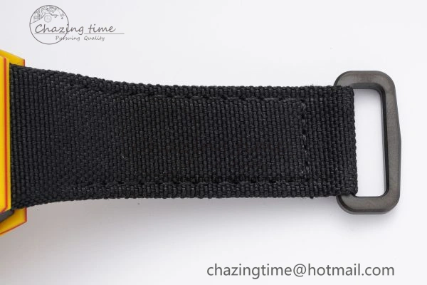 RM027-03 Real Tourbillon RMF Best Edition Orange Red Carbon Skeleton Dial on Black Nylon Strap
