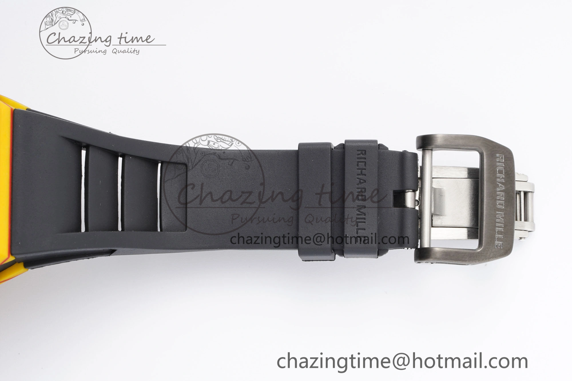 RM027-03 Real Tourbillon RMF Best Edition Orange Red Carbon Skeleton Dial on Black Rubber Strap