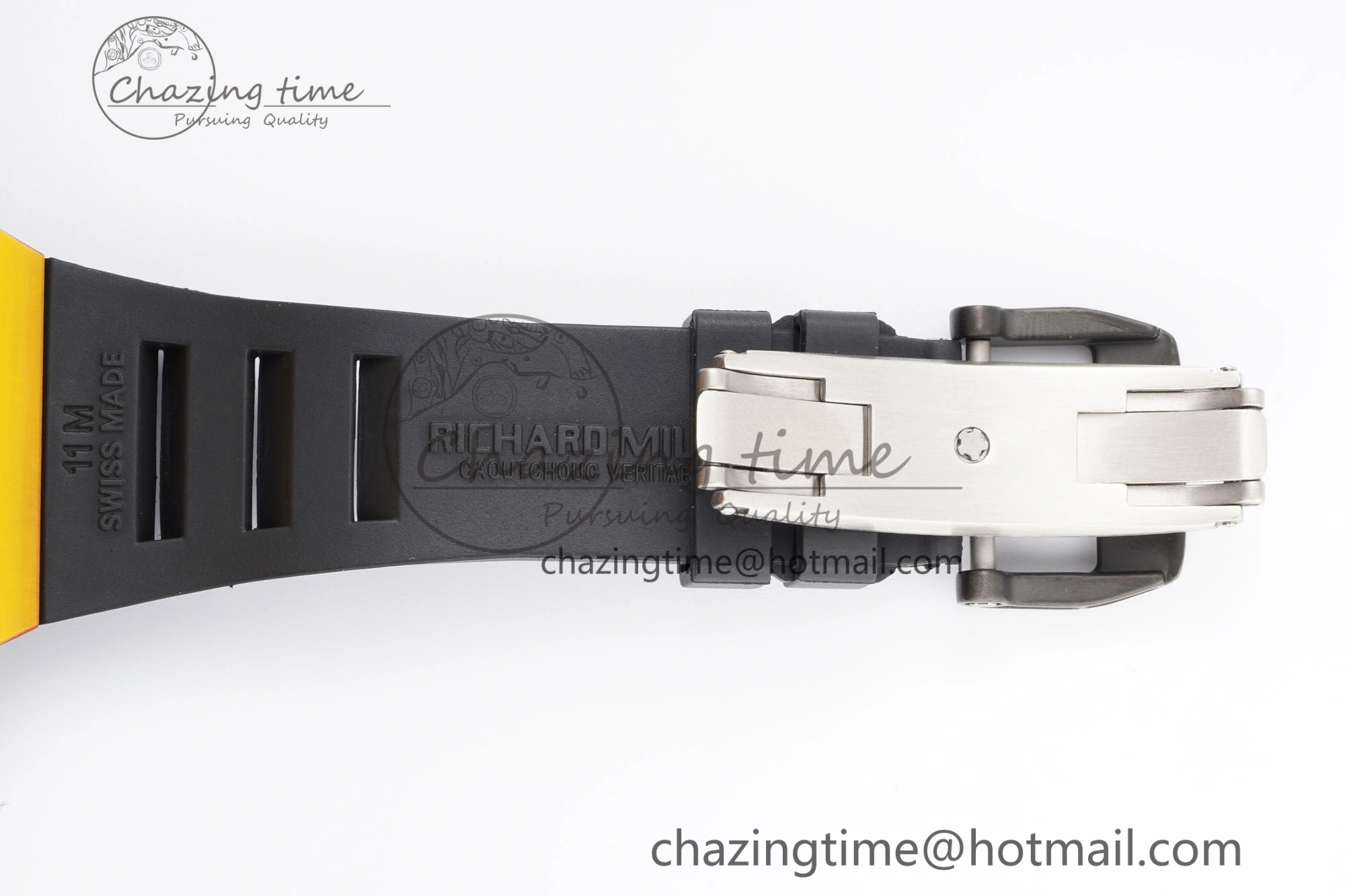RM027-03 Real Tourbillon RMF Best Edition Orange Red Carbon Skeleton Dial on Black Rubber Strap