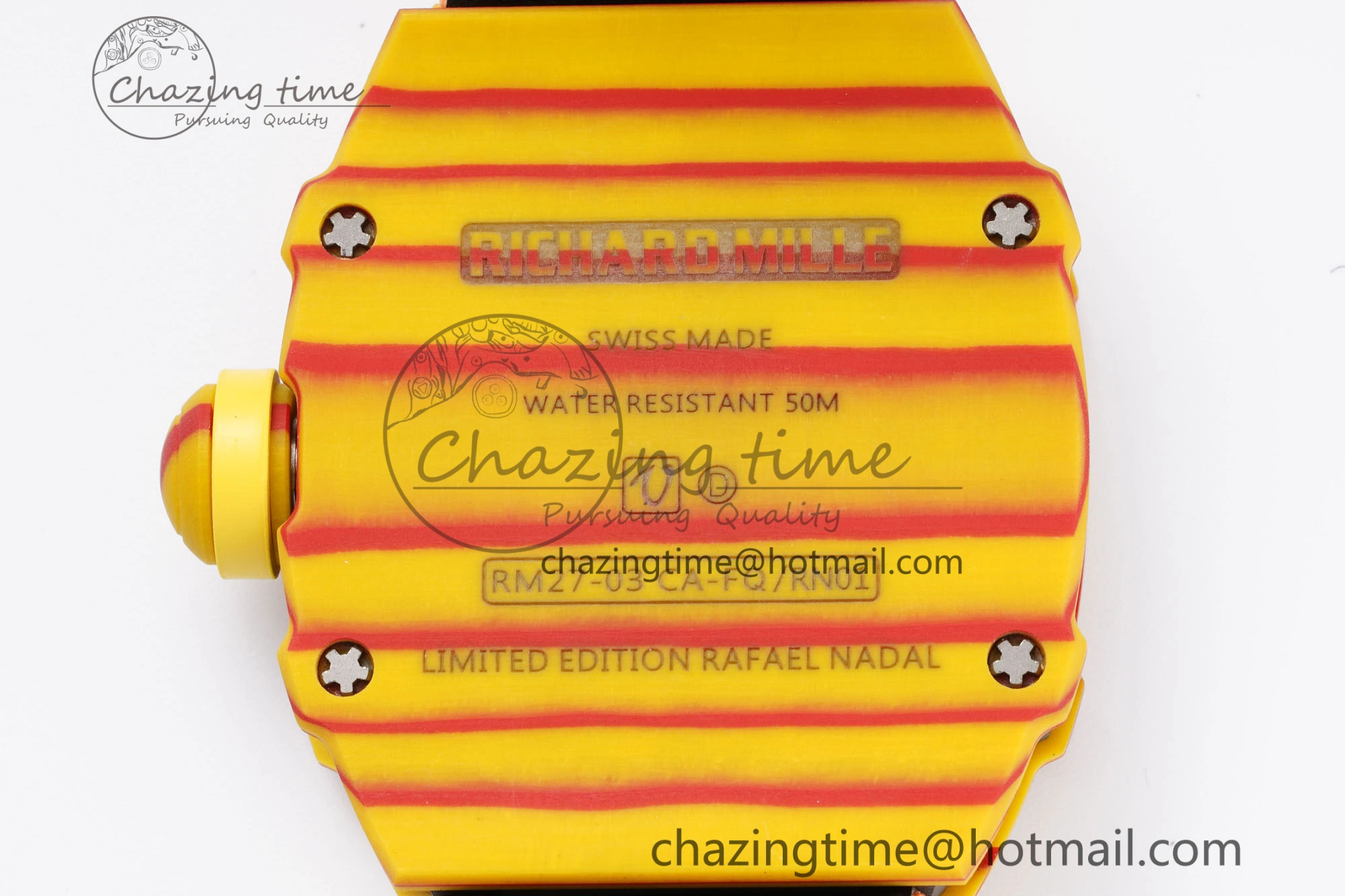 RM027-03 Real Tourbillon RMF Best Edition Orange Red Carbon Skeleton Dial on Orange Nylon Strap