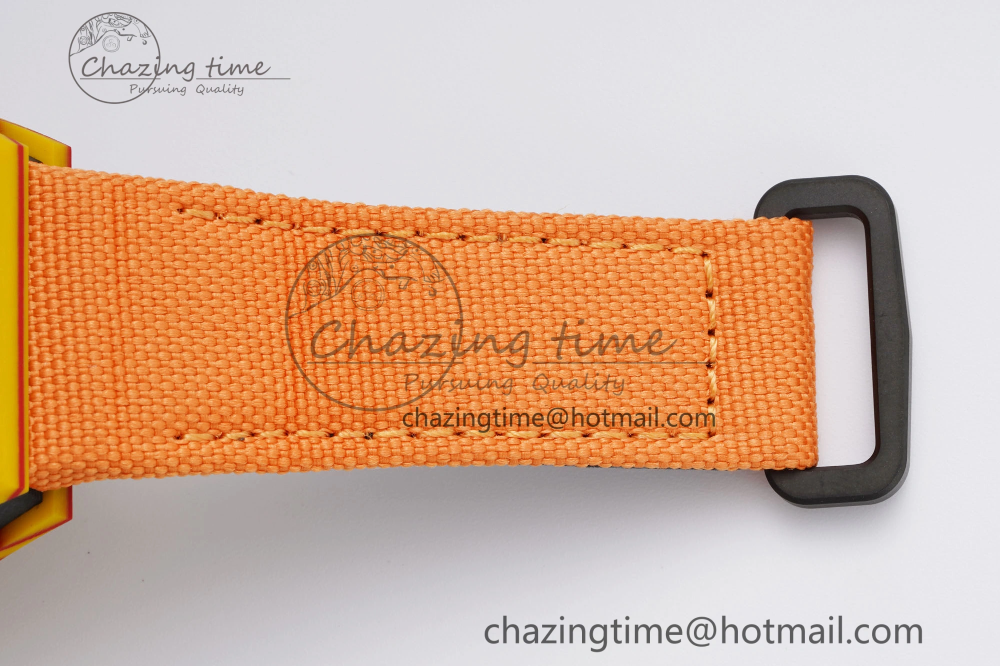 RM027-03 Real Tourbillon RMF Best Edition Orange Red Carbon Skeleton Dial on Orange Nylon Strap