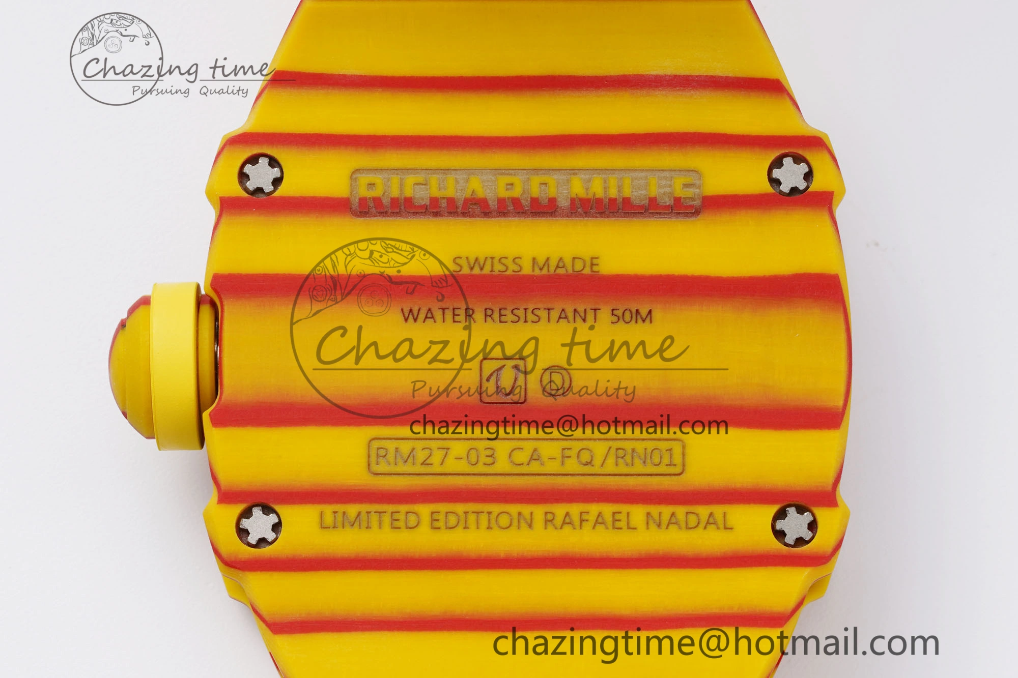 RM027-03 Real Tourbillon RMF Best Edition Orange Red Carbon Skeleton Dial on Orange Rubber Strap