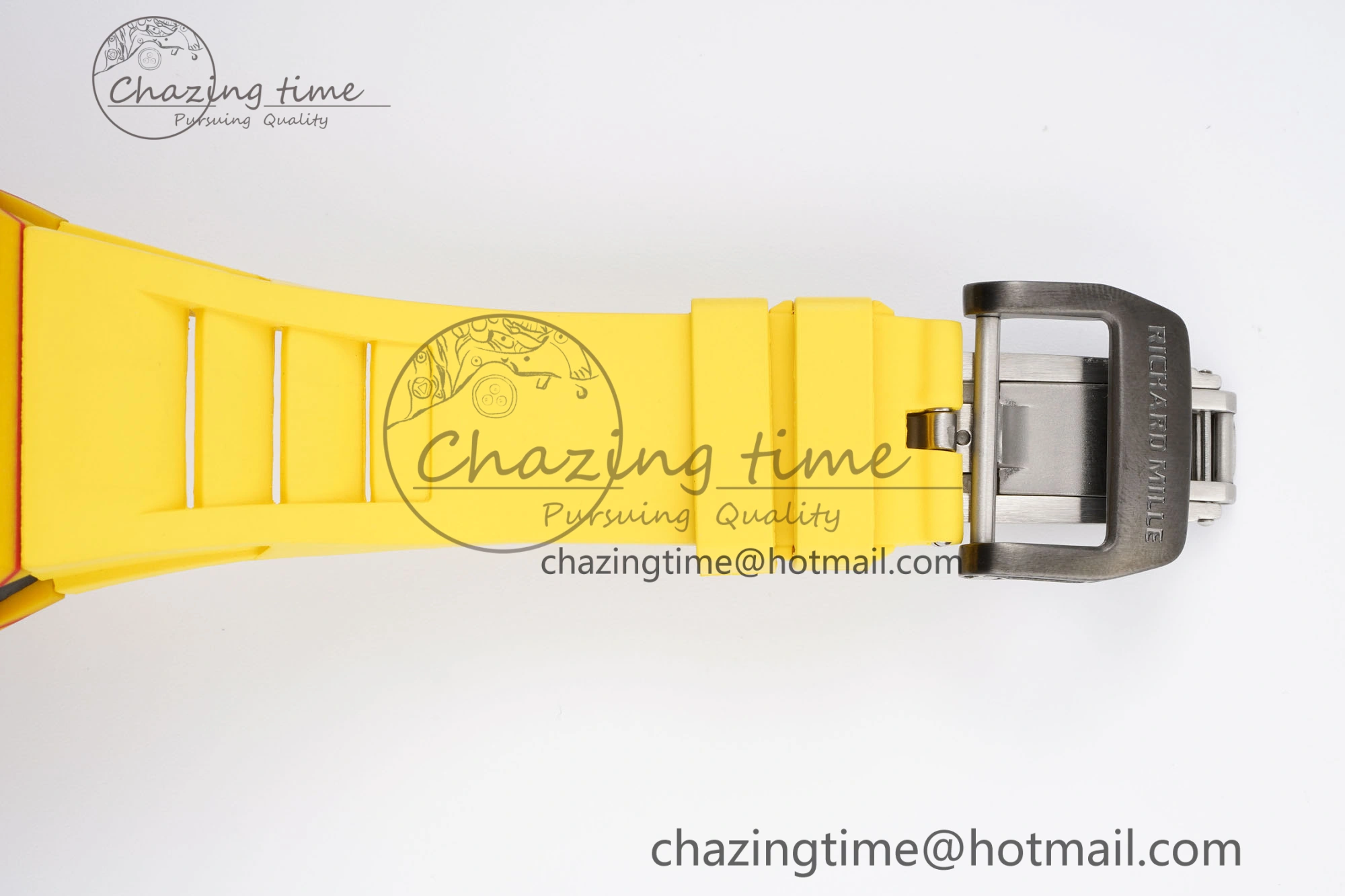 RM027-03 Real Tourbillon RMF Best Edition Orange Red Carbon Skeleton Dial on Yellow Rubber Strap
