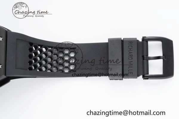 RM027 Rafael Nadal Black Ceramic Tourbillon YSF Best Edition on Rubber Strap