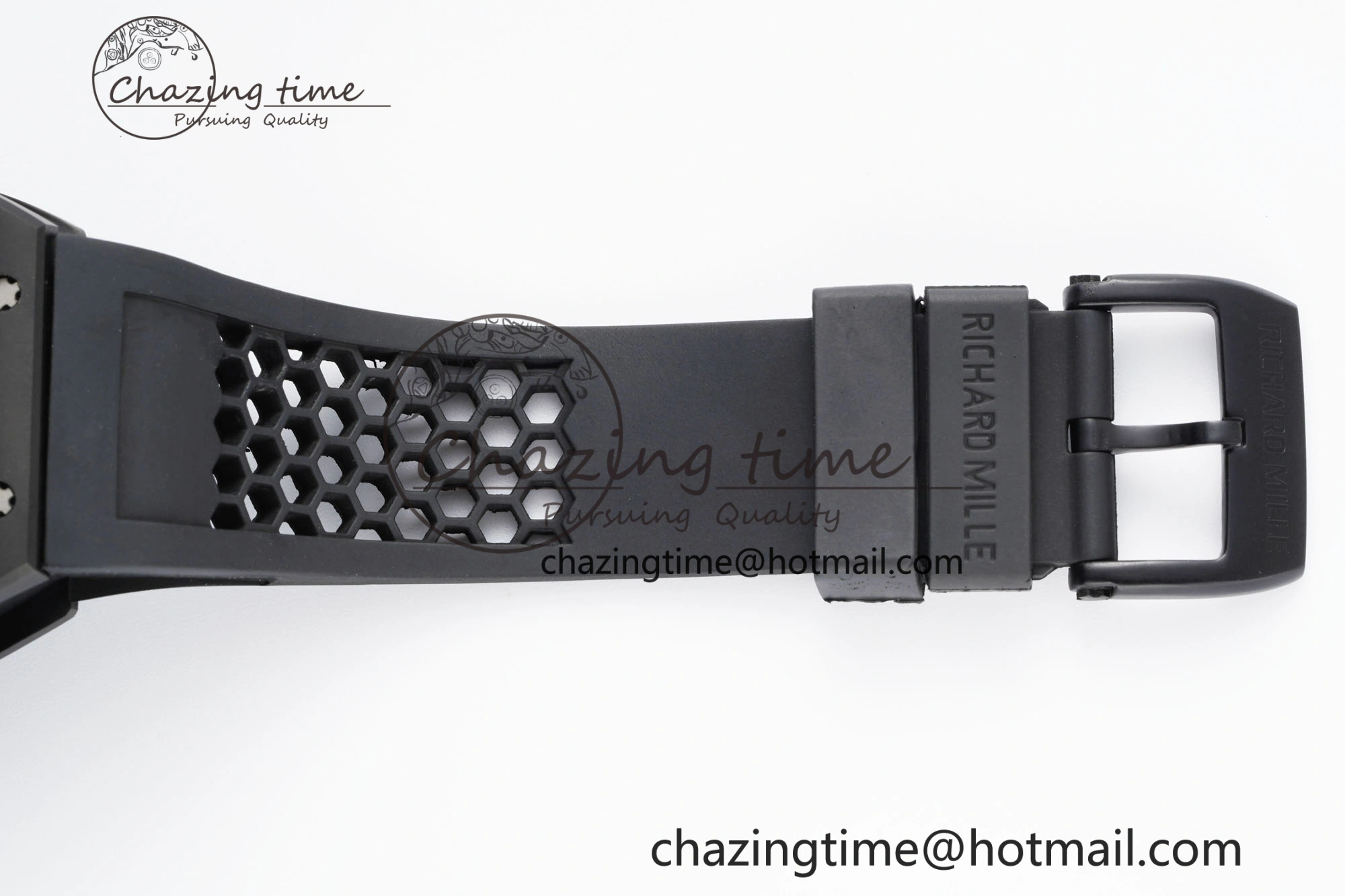 RM027 Rafael Nadal Black Ceramic Tourbillon YSF Best Edition on Rubber Strap