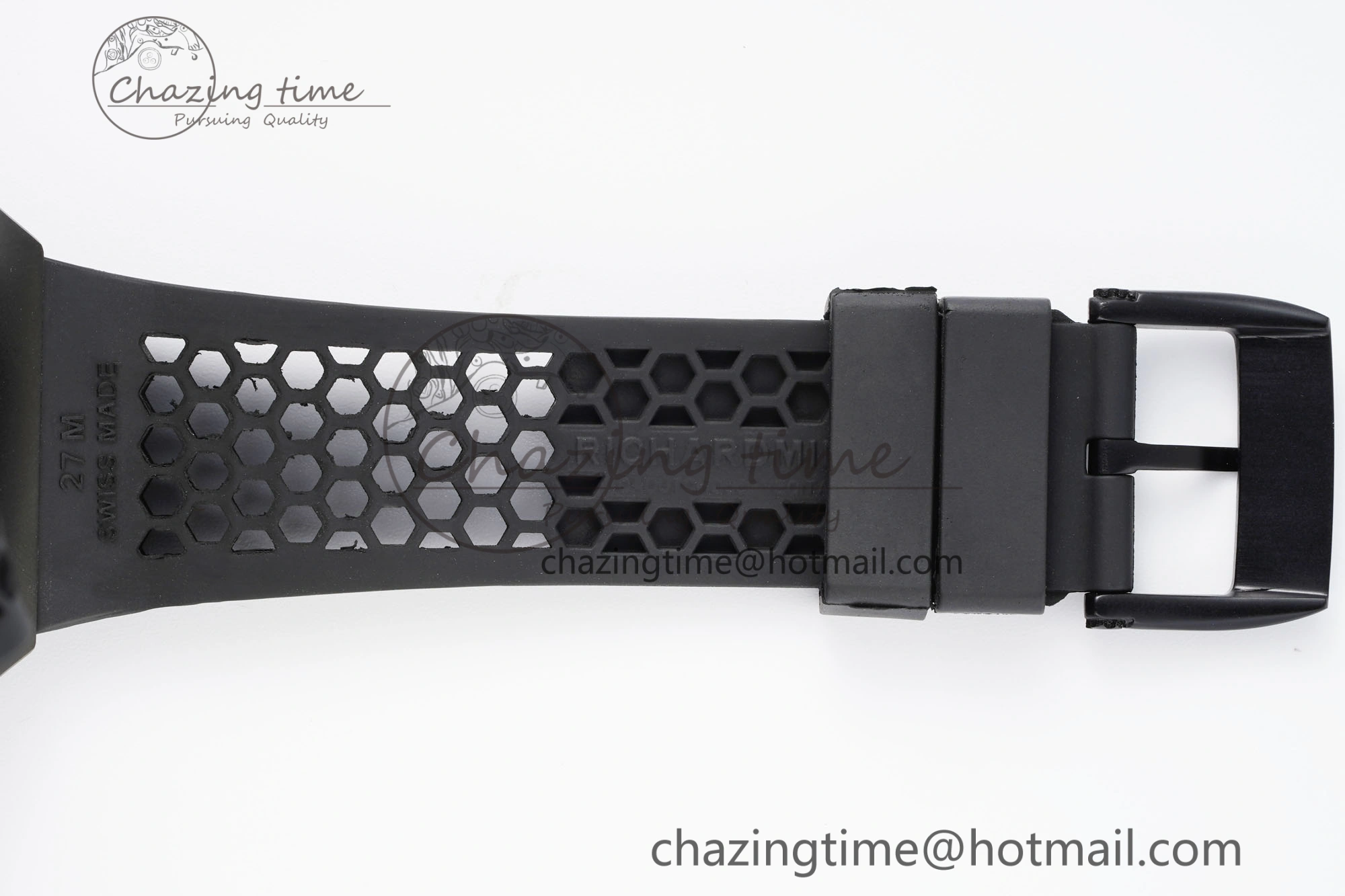 RM027 Rafael Nadal Black Ceramic Tourbillon YSF Best Edition on Rubber Strap