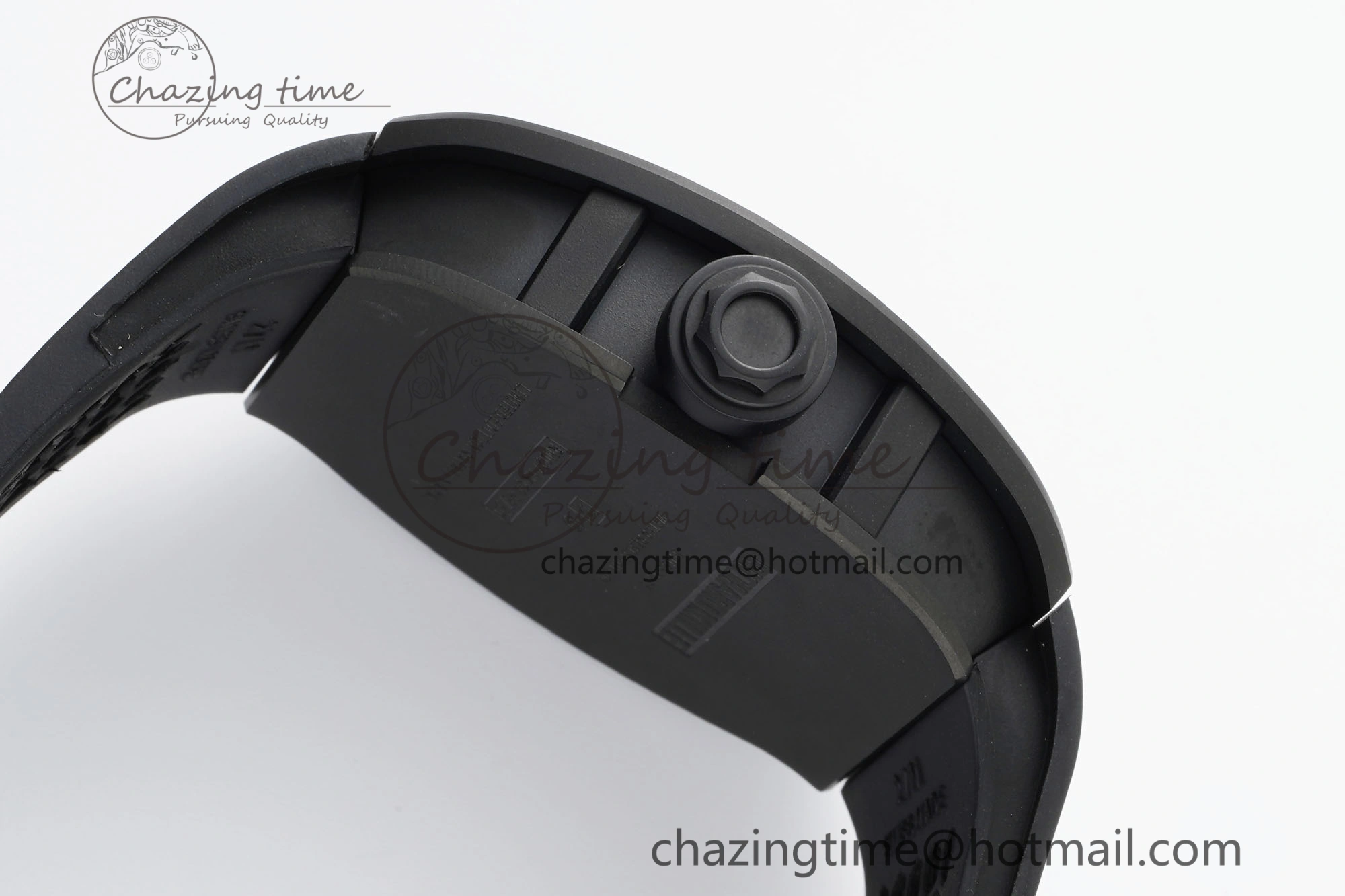 RM027 Rafael Nadal Black Ceramic Tourbillon YSF Best Edition on Rubber Strap