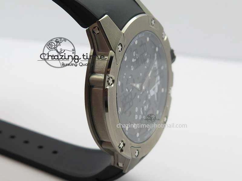 RM033 Titanium SF Best Edition Arabic Markers Dial On Black Rubber Strap Micro-Rotor Movement