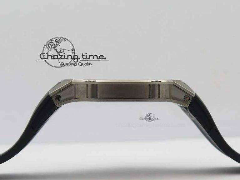 RM033 Titanium SF Best Edition Roman Markers Dial On Black Rubber Strap Micro-Rotor Movement