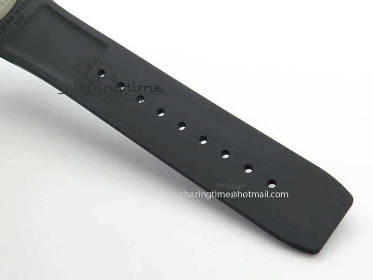 RM033 Titanium SF Best Edition Roman Markers Dial On Black Rubber Strap Micro-Rotor Movement